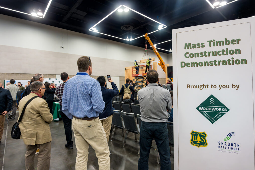 11. THE WOODWORKS MASS TIMBER CONSTRUCTION DEMONSTRATION AREA HOSTED BY WOODWORKS