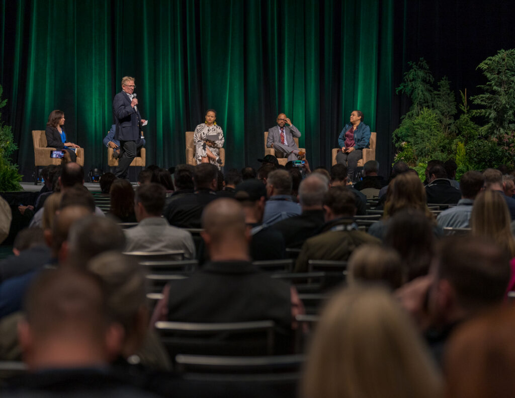 9. ARNIE DIDIER INTRODUCES THE FIRESIDE CHAT PANEL: FOR WHOM/BY WHOM SOCIAL EQUITY AND MASS TIMBER IN THE MAIN BALLROOM